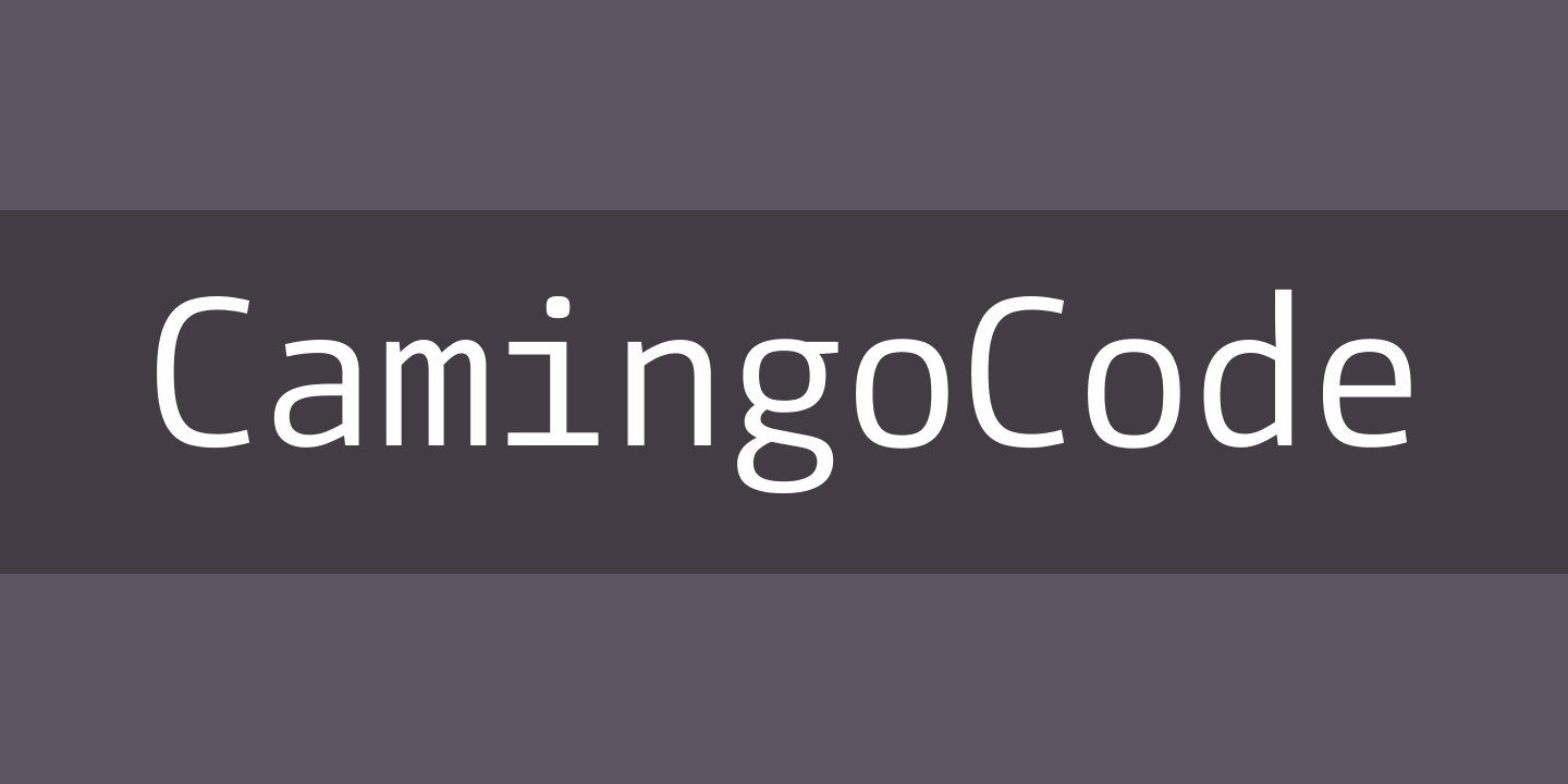 CamingoCode Font